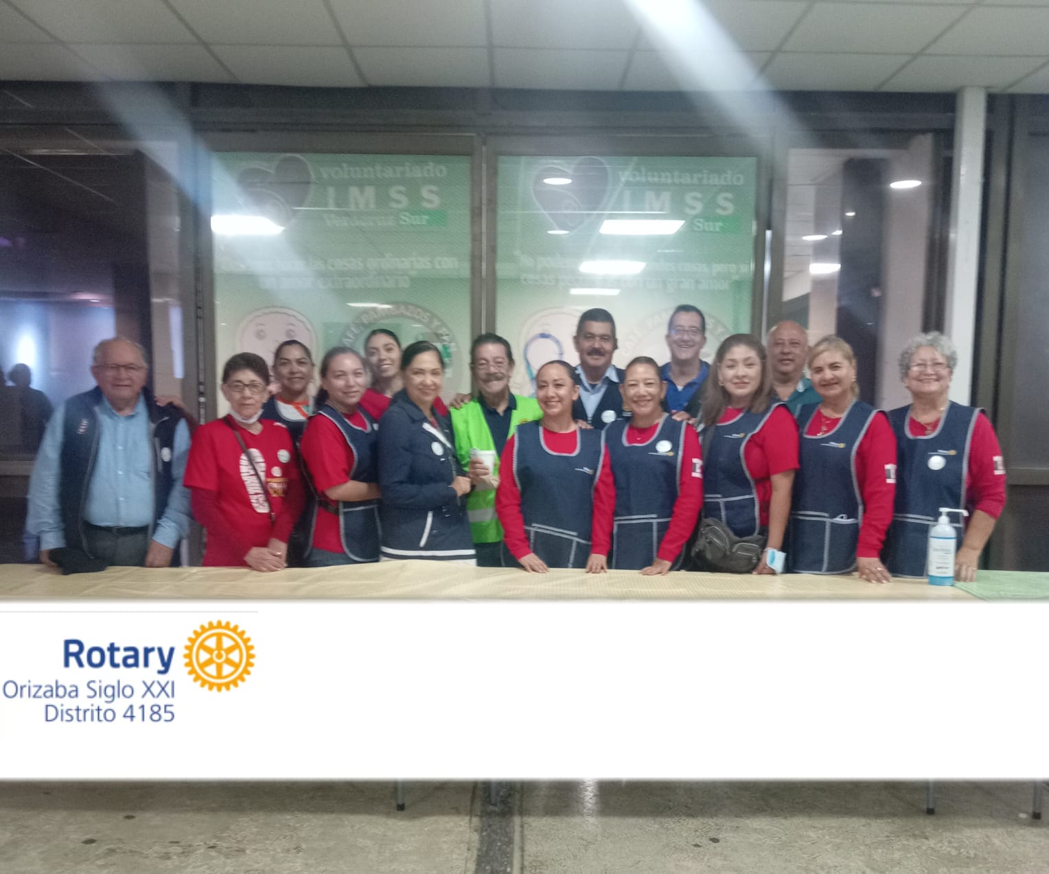 Voluntarios del Club Rotario Orizaba Siglo XXI