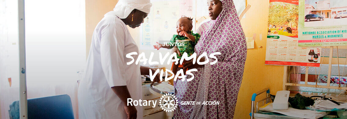 Personas conectadas por Rotary